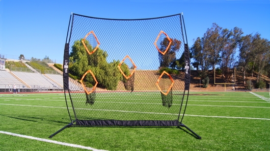 Bownet's portable Quarterback throwing net 