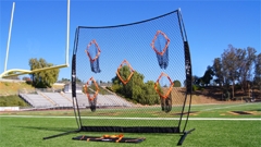 Quarterback throwing net 
