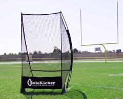 Bownet's Solokicker football kicking net 