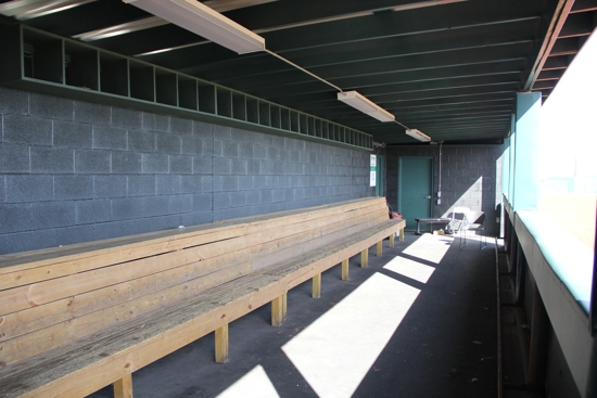 Comfy Dugouts with plenty of space