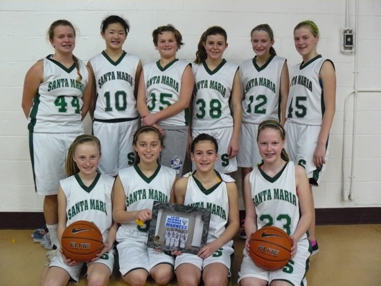 Congratulations to the 7th Grade Santa Maria Girls 