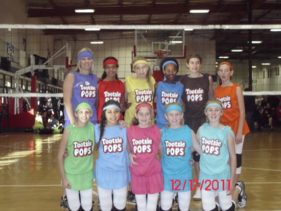 Kickoff Tournament Fun with our "Tootsie Pops"!!