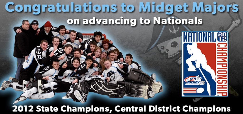 Midget Majors - 2012 State Champs, Central District Champs, National Tournament Participants