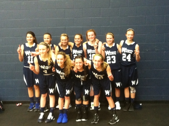 14u Krueger Girls take 1st Place at the WI State AAU Tournament